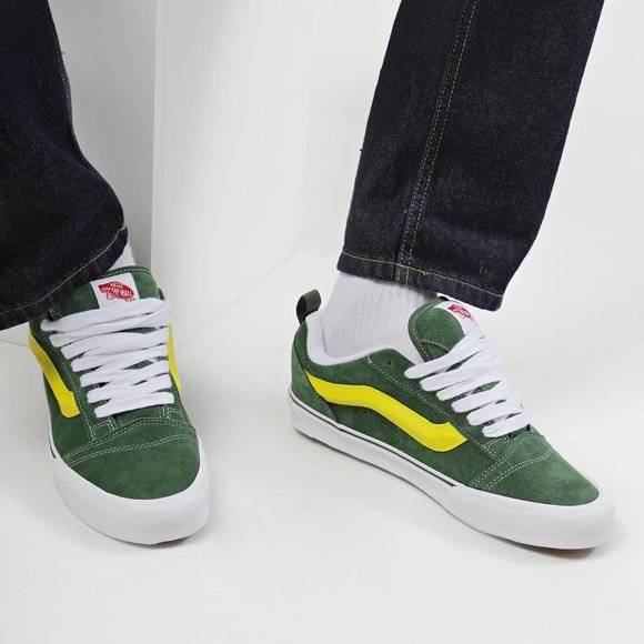 NIB Vans Knu Skool Green/True White VN0009QCBGN  US Men 11.5/12 - Picture 9 of 13